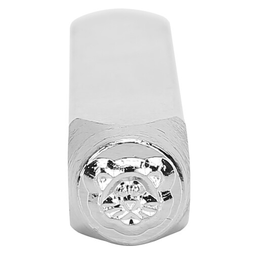 6mm 1/4" Metal Hand Stamping Design Punch Tool for 2