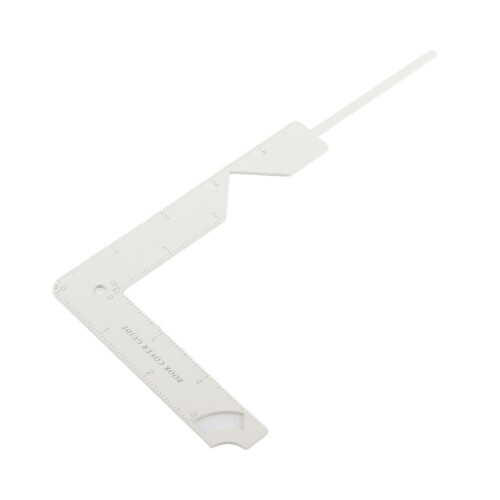 Multi-Function Metal Ruler for Bookbinding Crafting & Scrapbooking 12-inch