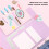 Multi-Function Metal Ruler for Bookbinding Crafting & Scrapbooking 12-inch 4