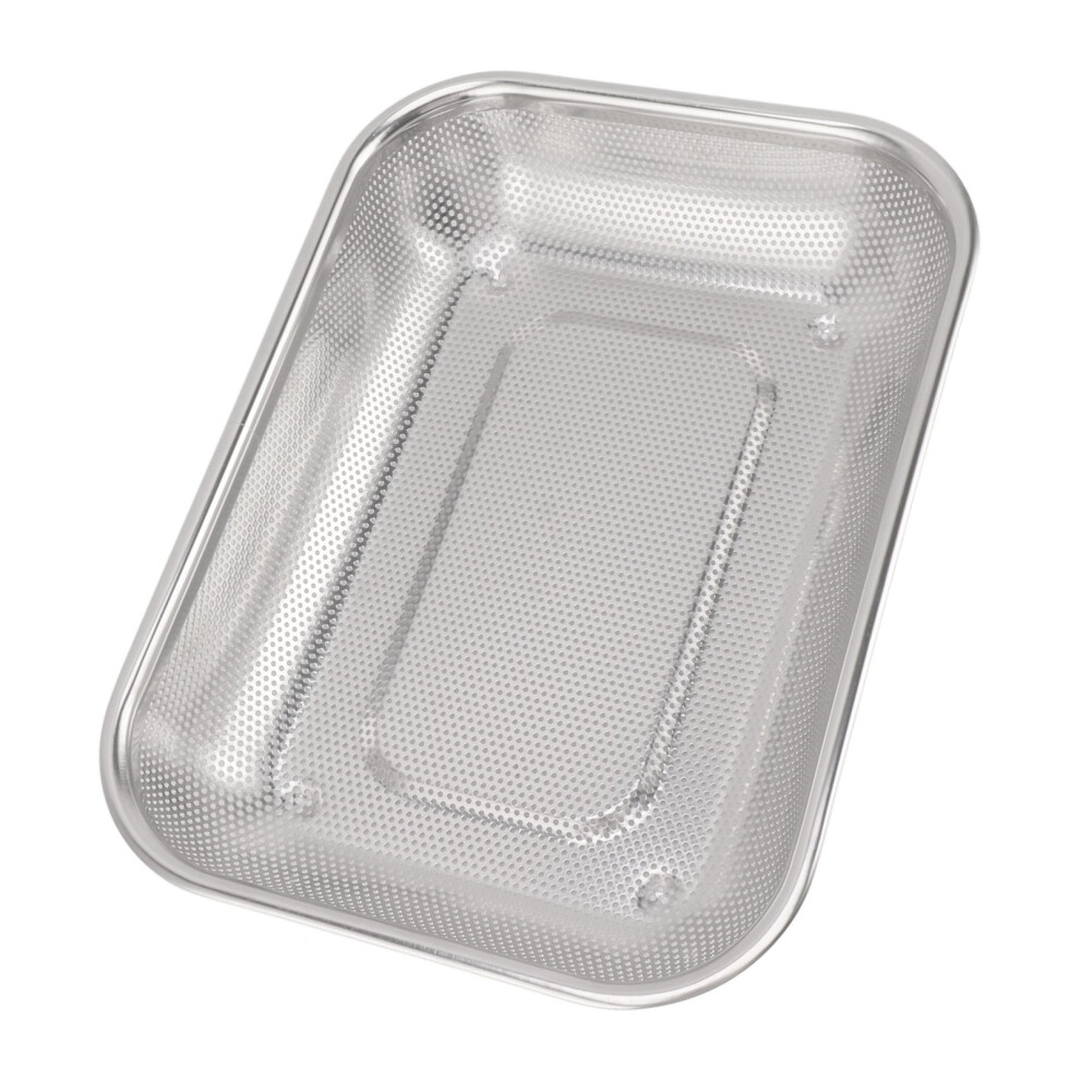 Large Rectangular Stainless Steel Colander Strainer Basketï¼Durable Mesh Oil Basket-image-OPC-PJB75YT-NEW