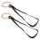 1 Pair Wooden Gymnastic Rings with Adjustable 2