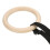 1 Pair Wooden Gymnastic Rings with Adjustable 15