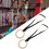 1 Pair Wooden Gymnastic Rings with Adjustable 11