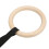 1 Pair Wooden Gymnastic Rings with Adjustable 13