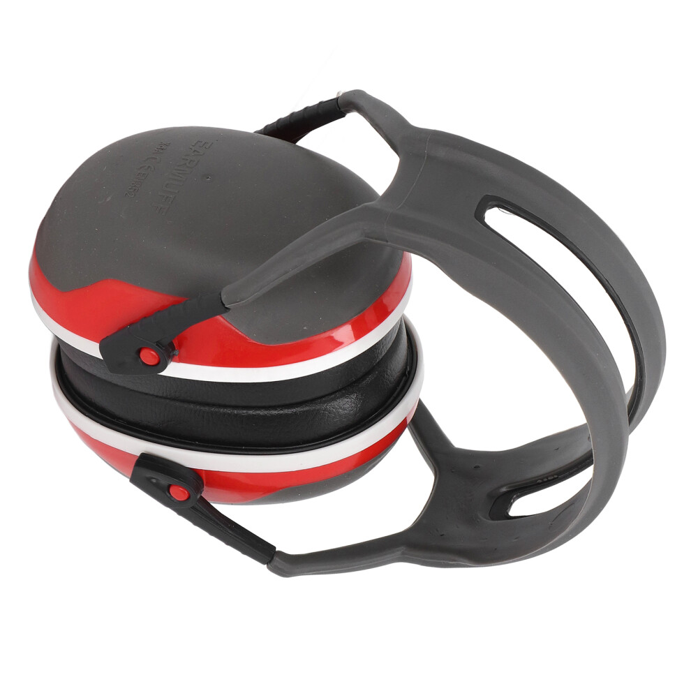 Lightweight Infant Noise Reduction Earmuffs Red, Adjustable & Comfortable