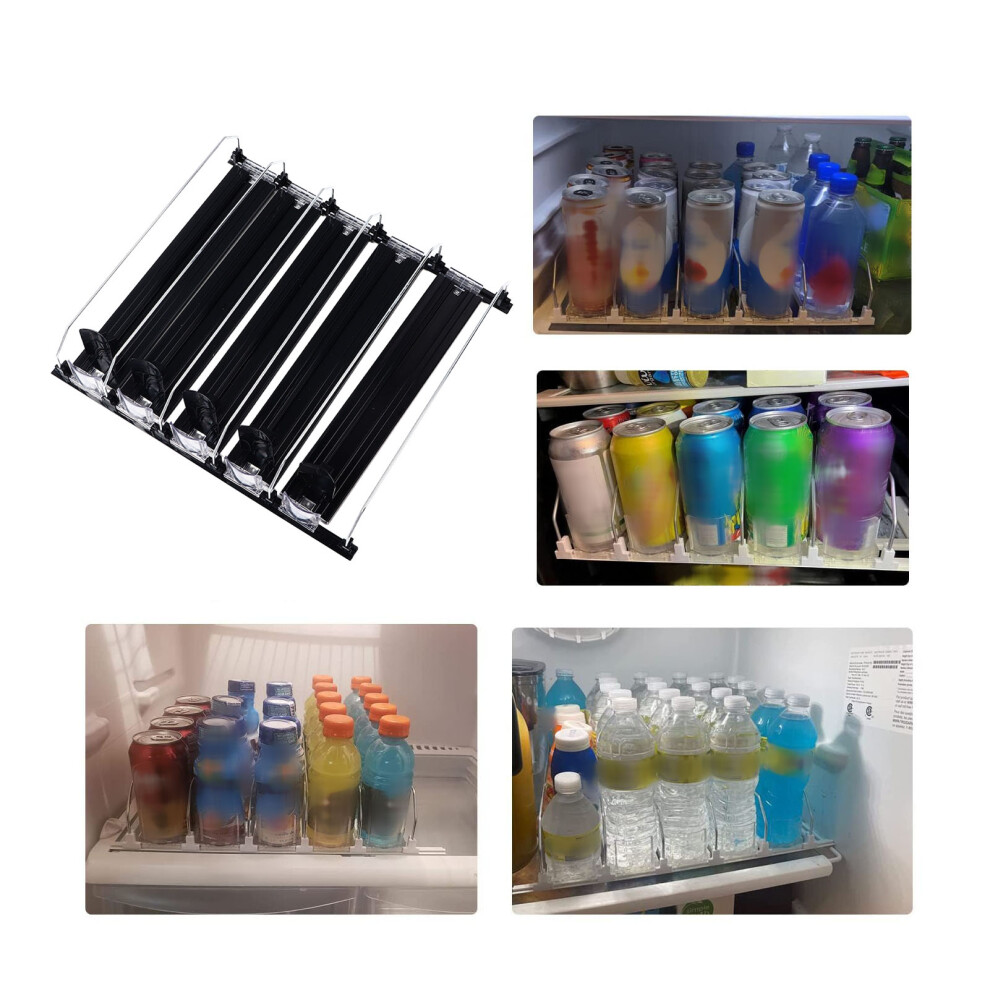 Adjustable 38cm Black Beverage Dispenser with Slide Rail for Fridge-image-OPC-PJB777C-NEW