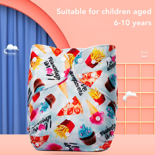 Washable Training Pants for 6-10 Yrs - Absorbent Leak-Proof B11 2