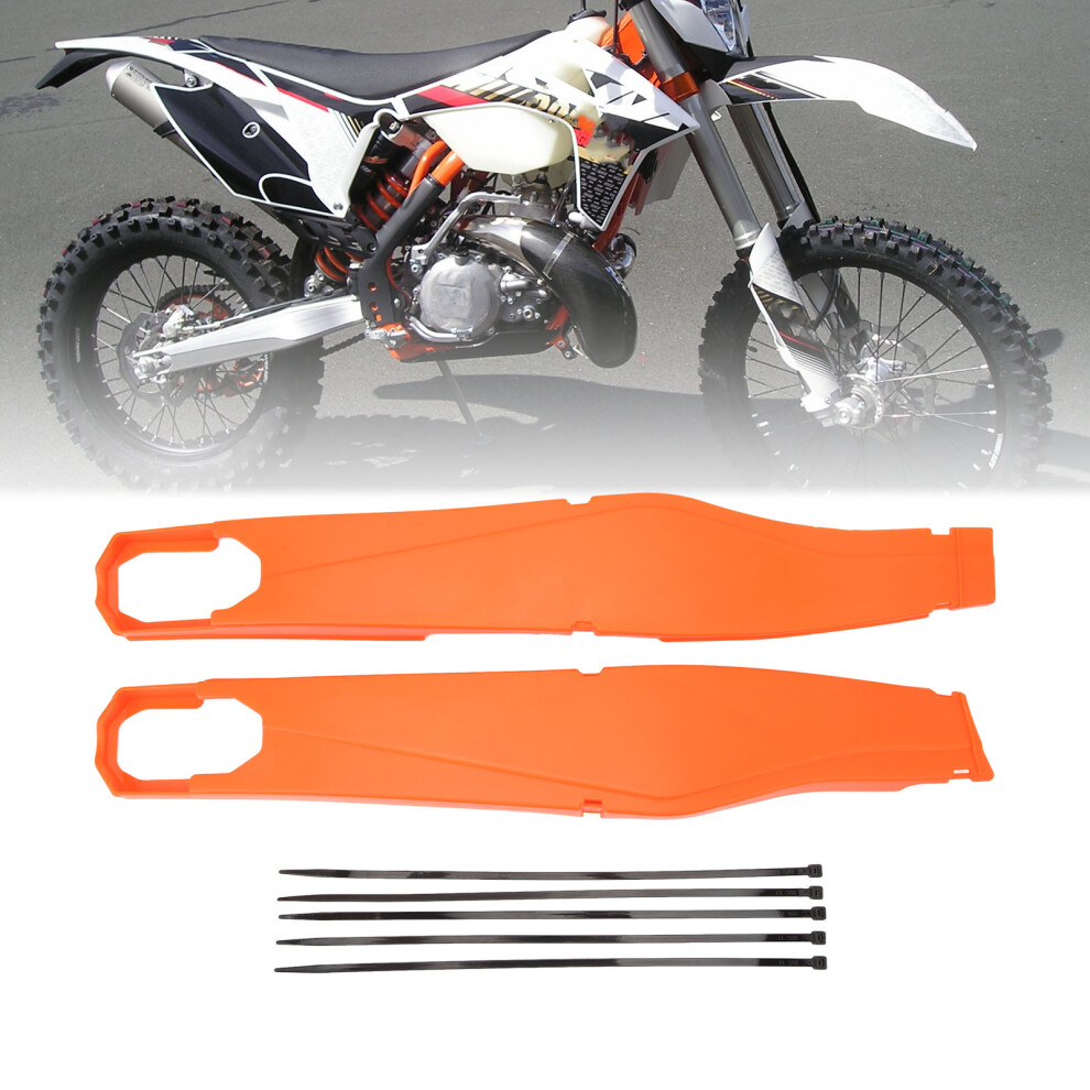 Dustproof Swingarm Guard Protector For Exc 125-500, Fc, Te, Fe 2012-2022, Frosted Orange 4241331942935