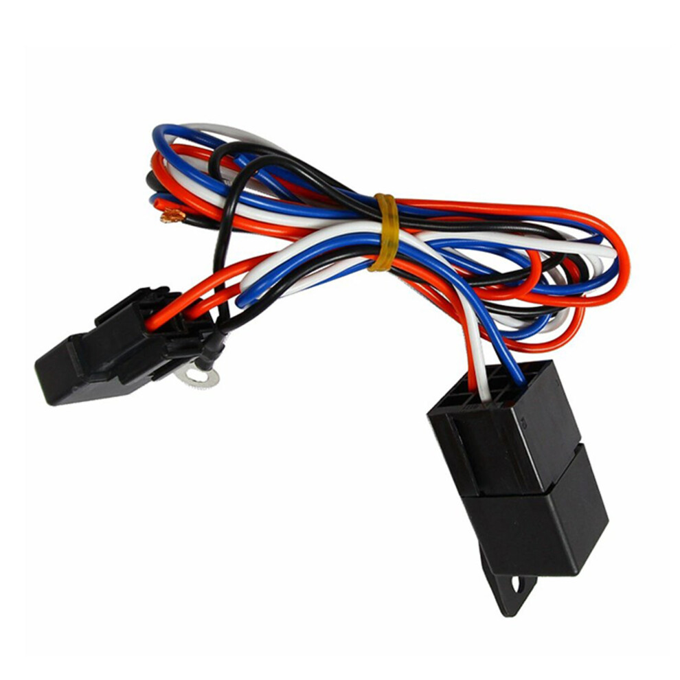 3/8 Inch Electric Fan Wire Harness Kit With Waterproof Relay 40A 8091331944967