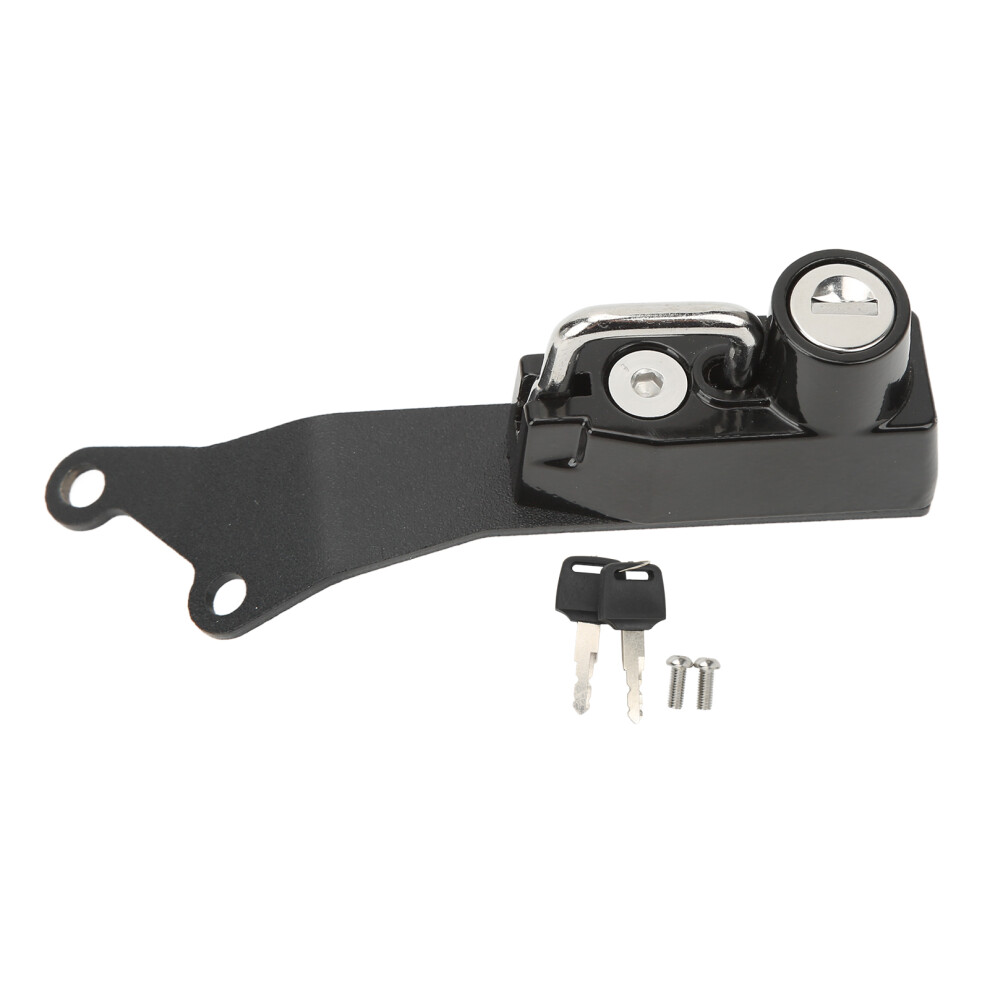Motorcycle Helmet Lock 2 Keys Anti Theft Black 9121376134913