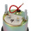 24V Universal Copper Fuel Gauge 175g for Buses 9