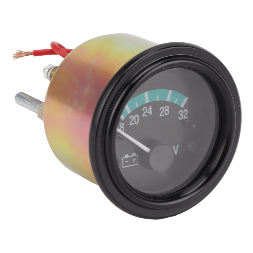 24V Copper Voltage Gauge For Bus Truck Tractor Heavy Machinery 8241331950363