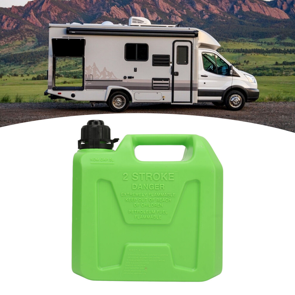 Shockproof 5L Fuel Oil Tank - Perfect For Rvs And Camping Needs Green 4911331951083