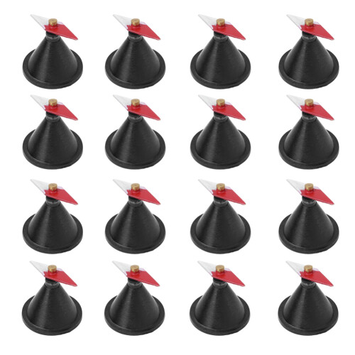 16pcs Rhombus Small Magnetic Needle with Stand