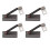 4 Pcs Starter Brush Kits 81‑81200 Metal ABS 7