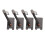 4 Pcs Starter Brush Kits 81‑81200 Metal ABS 10