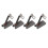 4 Pcs Starter Brush Kits 81‑81200 Metal ABS 9