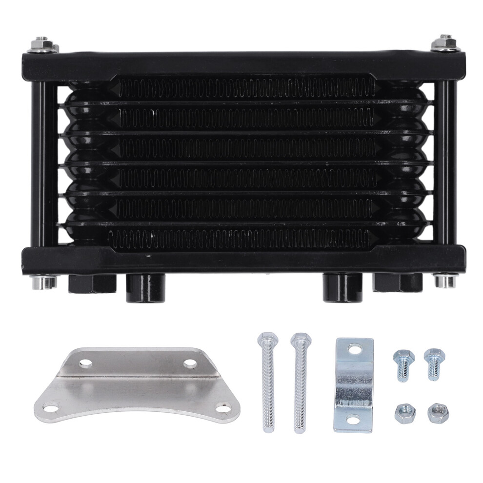 Engine Oil Cooler Aluminium Transmission Oil Black 9121376135866