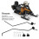 4E565768 Snow Scratcher Kit Universal Fit for Enhanced Snowmobile Performance 4
