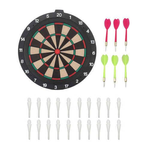Soft Tip Dartboard Set 18 Inch Kids Multifunctional Toy for Entertainment 1