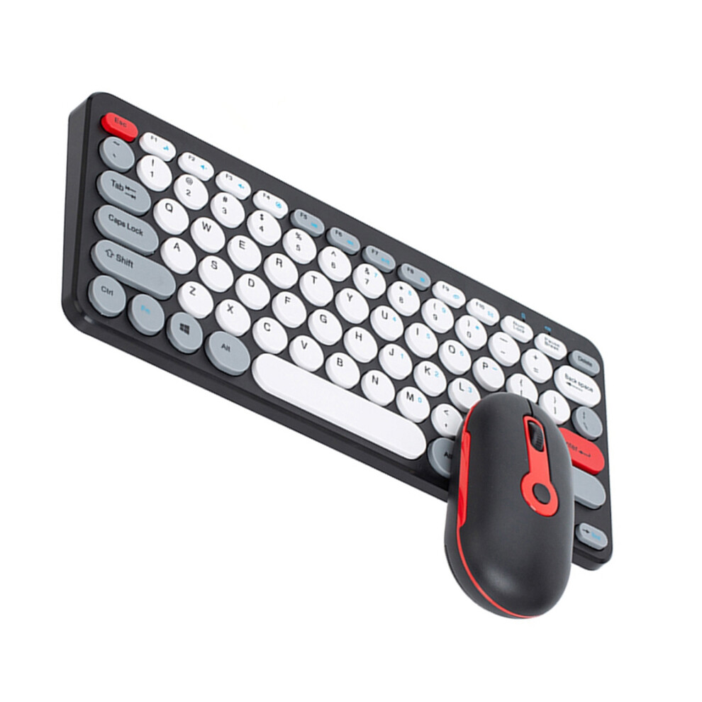 Wireless 2.4G Ergonomic Keyboard & Mouse Combo, Compact & Silent 4341331958971