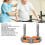 Breathable Polyester Gait Belt for Wheelchair Use - Orange M 4