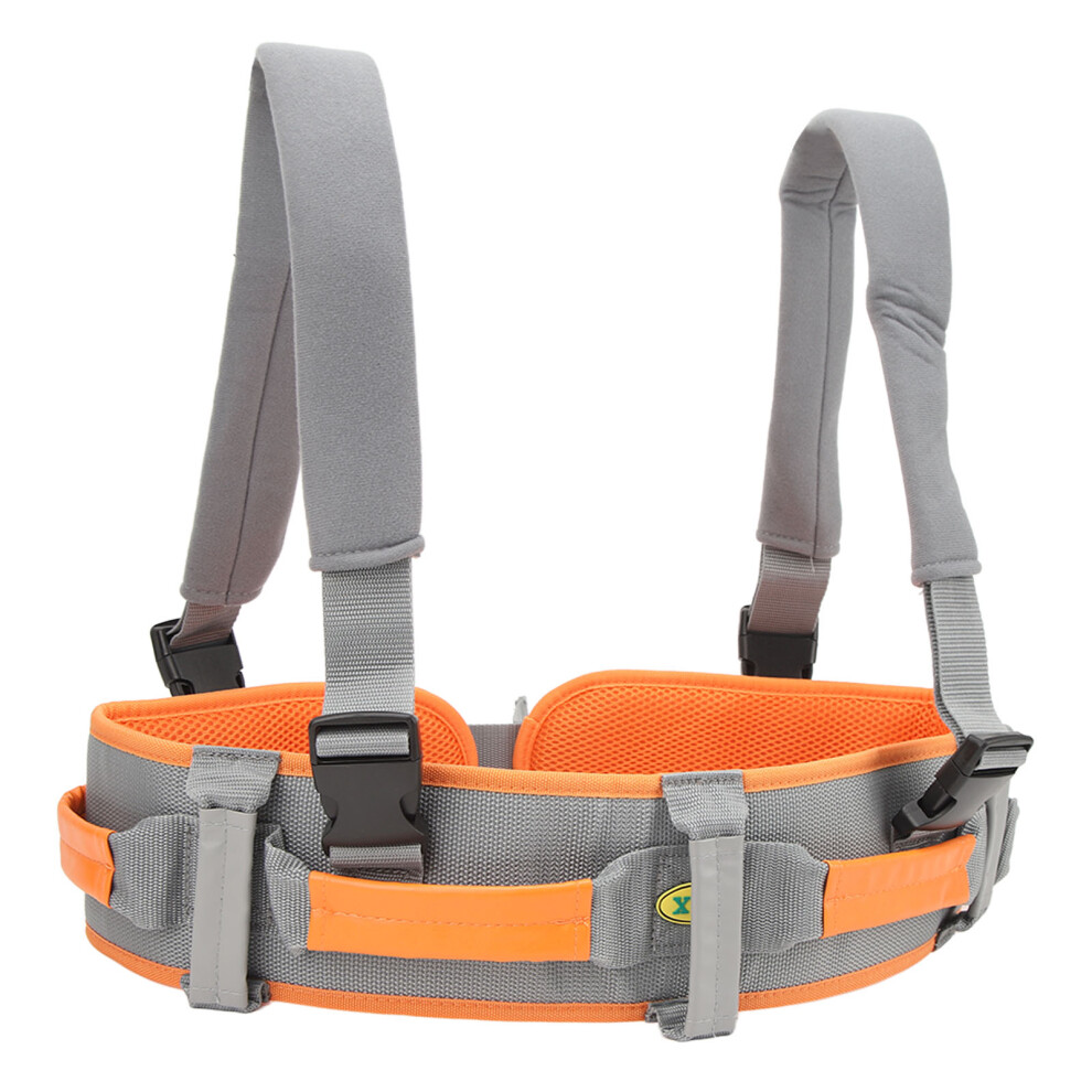 Orange Elderly Transfer Gait Belt, Thickened Strap, Safety Aid