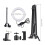 Black Dimmable Ring Light 40cm Tripod 16cm 322g 8