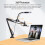 Black Dimmable Ring Light 40cm Tripod 16cm 322g 4