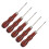 5PCS Wooden Handle Awl Hole Punch Sewing Stitching 3