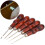 5PCS Wooden Handle Awl Hole Punch Sewing Stitching 15