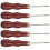 5PCS Wooden Handle Awl Hole Punch Sewing Stitching 7