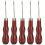 5PCS Wooden Handle Awl Hole Punch Sewing Stitching 1