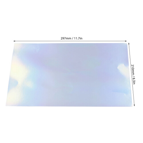 20 Sheets A4 Holographic Sticker Paper 297x210mm 1