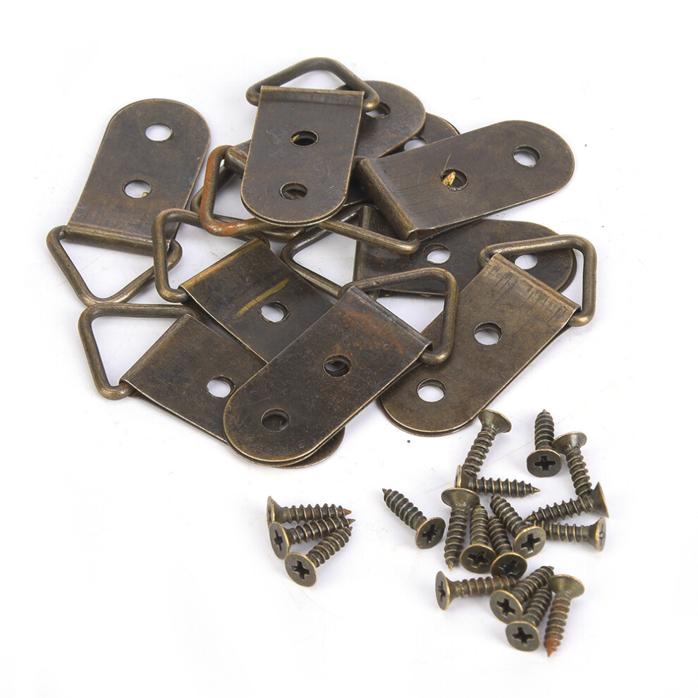 50Pcs Picture Frame Hanger Iron Photo Wall Hanging 9121376137150