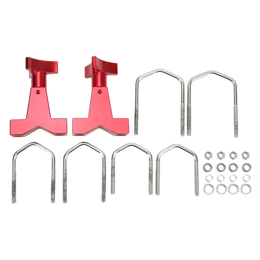 High Lift Jack Tube Mount 1In To 2.5In Metal Red 9121376136726