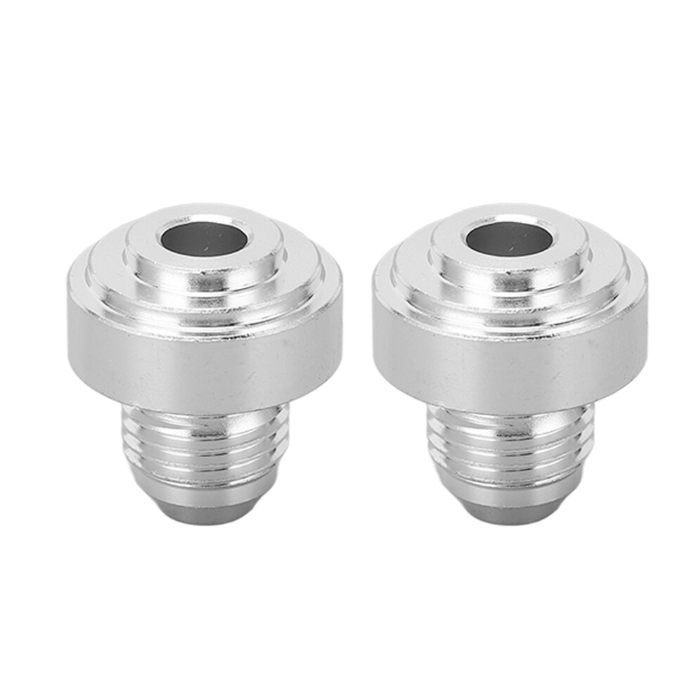 2 Pcs An6 Male Thread Billet Aluminum Alloy 9121376137273