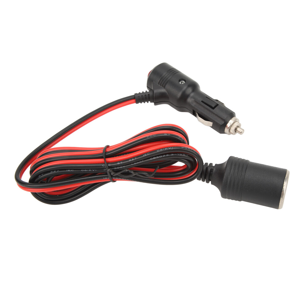 12V 24V Cigarette Lighter Plug 10-15A Output With 15A Fuse For Car Camera 4621331966955