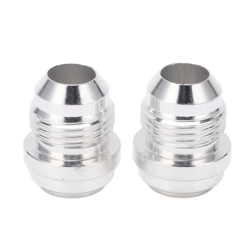 2Pcs Male Billet An8 6061 T6 Aluminum Alloy 8An 9121376137235