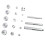 Bearing Race Seal Bushing Driver Tool Set 9