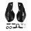 Universal Black ABS Motorcycle Handguards Windproof Shatterproof Protector 2