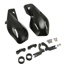 Universal Black ABS Motorcycle Handguards Windproof Shatterproof Protector