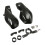 Universal Black ABS Motorcycle Handguards Windproof Shatterproof Protector 1