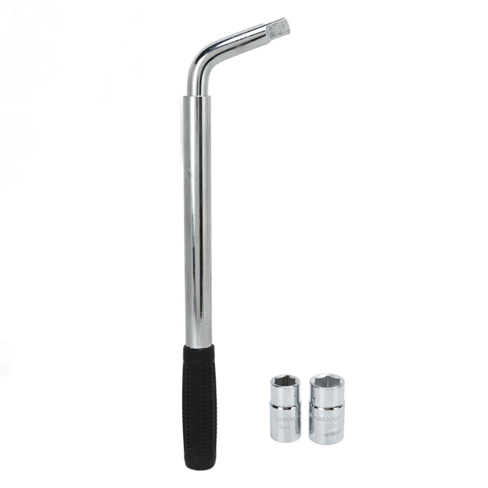 Telescoping Lug Wrench with 2 Sockets 17 19mm 21