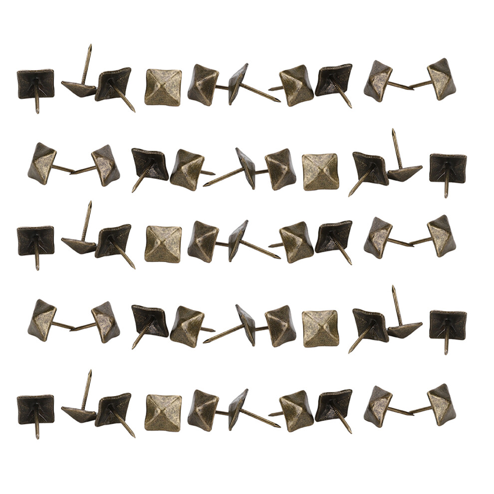50Pcs Upholstery Door Nail Retro Cyan Bronze Iron 9121376137501