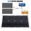 100W Portable Solar Panel Kit for Camper IP67 with 20A Controller 6
