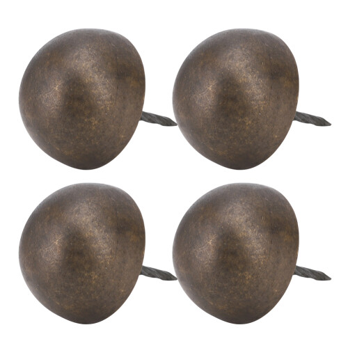 4Pcs Upholstery Nail Round Head Antique Brass 2