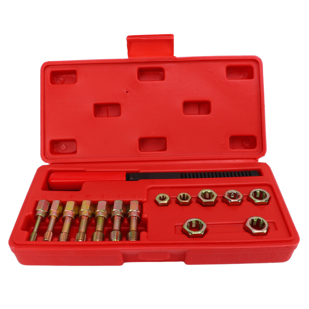15Pcs Metric Thread Chaser Set Carbon Steel 9121376137471