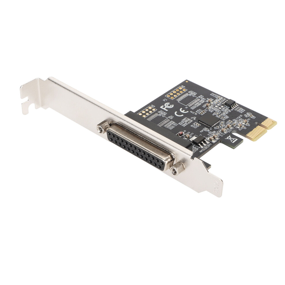 1 Port Pci Express Parallel Card Ieee 1284 Db25 For Printer Ecp Mode 8411331971839