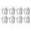 16Pcs Truck Bed Cap Topper Mount Clamps Camper 8